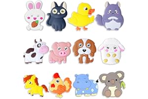 DxxD Magneti Bambini Animali, Gioco Calamite Magnetiche, Calamite Frigorifero Giochi Bambini 2 3 4 5 anni, Animali Giocattolo per Bambina, Educativi Magneti 3D per Giocare e Imparare