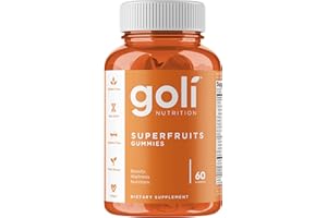 Goli Nutrition, Super Fruits Gummies, mit Vitaminen und Fruchtmischung, 60 vegane Gummies, ohne Gelatine, Laborgeprüft, Glutenfrei, Vegetarisch, Sojafrei, Gentechnikfrei