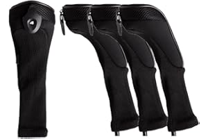 Andux Lot de 4 Long Cou Club de Golf Hybride Couvre Tête CTMT-01