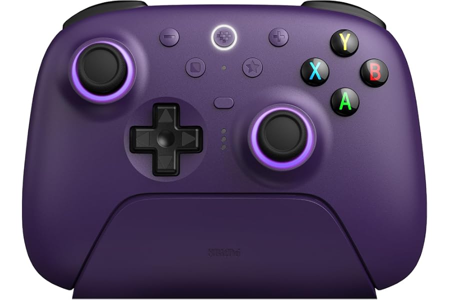 8Bitdo Ultimate 2 Wireless Controller for Windows & Android, Gaming Controller with TMR Joysticks, Switchable Hall Effect/Tac