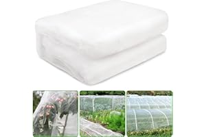 Hywean Hsafe Malla Antiinsectos 2,5X10M Red Malla Fina Anti-Insectos Red de Protección para Jardín Pajaros Plantas Frutas Flores Cultivos Mosquitero Invernadero