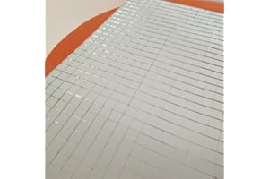 MEYA Glass Mosaic Tile,Mini Square Glass Mosaic Mirror Sheet Real Glass Self-Adhesive,Silver Glass Crafts (Silver, 10 x 10mm)