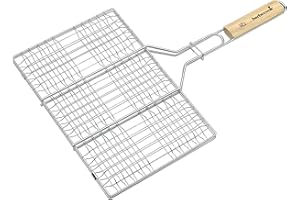 Barbecook Carne Parrilla para Hamburguesas, Gris, 53x35x3.5 cm, PARRILLA HAMBURGUESA CARNEris