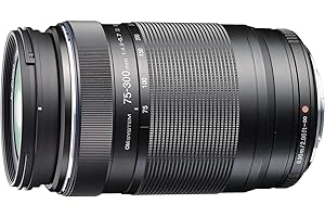 OM SYSTEM EZ-M7530 M.Zuiko Digital 75-300mm 1:4.8-6.7 Obiettivo II, adatto a tutte le fotocamere MFT (modelli Olympus OM-D & PEN, serie Panasonic G), nero