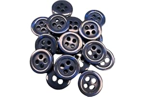 BOTIBOTON SL 50 bottoni in madreperla - 5 misure e 11 colori a scelta - Prodotti e spediti dalla Spagna (blu navy - 10 mm)