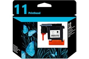 PAESCOY 11 Testina di Stampa Inchiostro C4810A C4811A C4812A C4813A Sostituzione per Stampanti HP Designjet 100 110 111 500 510 800 813 850 500ps 800ps 9110 9120 9130 K850,Black-1 Pack