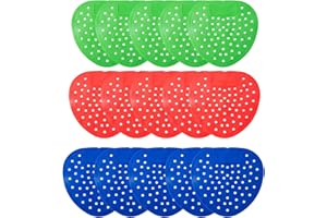 FHGLER 15 Stück Urinal Sieb mit Duft, Spritzschutzmatte für Pissoirs, Urinaleinlagen mit Aroma, Fußball-Tor Design, Anti-Spritzer Einsatz für Alle Gewerblichen Orte und Wohnungen