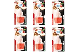 Fresh & More Nachfüllflakons für Duftstecker (6er Pack) Roter Apfel & Zimt, 19ml