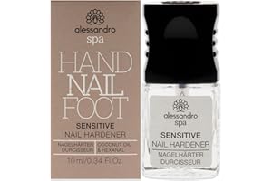 alessandro Spa Sensitive Nail utwardzacz do paznokci – bez formaldehydu, wzmacnia łamliwe i cienkie paznokcie, 10 ml
