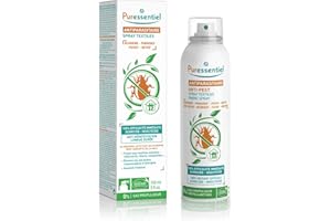 Puressentiel - Assainissant - Spray Textiles Antiparasitaire aux Huiles Essentielles - Formule naturelle - Traite tous textiles et mobiliers infestés par acariens, punaises, puces et mites - 150 ml