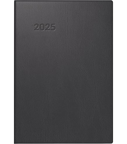 LEUCHTTURM1917 372730 Agenda Semanal Mini (A7) 2026, Negro, Inglés