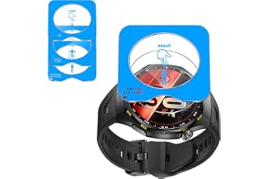Yenwen Härdat glas för Huawei Watch GT7 Pro 46 mm skärmskydd | 3-delad automatisk installationsfilm för Huawei GT 7 Pro 46 mm