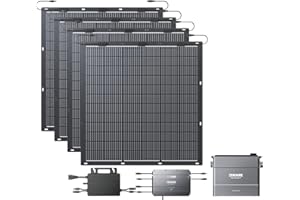 ZENDURE SUPERCHARGED Zendure SolarFlow Central eléctrica para balcón con almacenamiento, Hub2000 con entrada solar de 1800W, compatible con Shelly Pro 3EM, salida de 1200W, aplicación, IP65, 0 dB