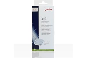 Jura - pastilles de nettoyage (Lot de 6) + détartrage (Lot de 3) 3x3 unités