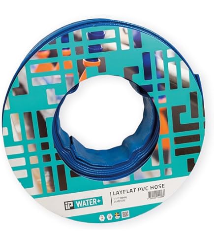 1 1/2 Zoll Flachschlauch 20 Meter - Stabiler Bauschlauch Für Pumpen & Bewässerung
