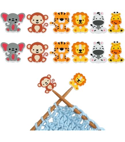 SUNNYCLUE 78Pcs Kit D'Outils De Tricot Bouchons D'Aiguilles à Tricoter Protecteurs 'Aiguilles à Tricoter Protecteurs De Point ' En Silicone Anneaux Marqueur Point