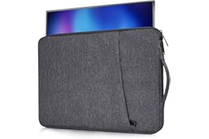 CASEDEER Portable Monitor Case Compatible with 18-18.5 Inch Most Large Portable Monitor Protective Sleeve Storage Bag, Space Grey(17.5x11.8 Inch)
