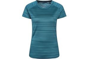 Mountain Warehouse Endurance Womens T-Shirt - IsoCool Ladies Top, UV Protection UPF30+ Tee, Breathable & High Wicking - for Spring Summer, Running, Travelling