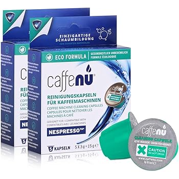 Caffenu Eco Formula Renigungskapseln für Kapselmaschinen 5