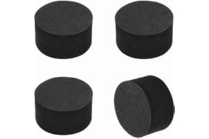 QUARKZMAN högtalarisoleringsdynor 35 mm x 20 mm rund svart halkfri Eva akustiska skumdynor fötter antivibrationsbas för däck