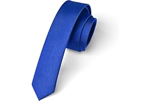 Enlision Wąski krawat 4 cm jednolity kolor wąskie krawaty dla mężczyzn ślub klasyczny formalny krawat biznesowy (1,5 cala) - wiele kolorów