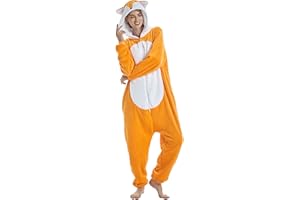 FunnyCos Adult Onesie Animal Pajamas Unisex Halloween Cosplay Costume Loungewear