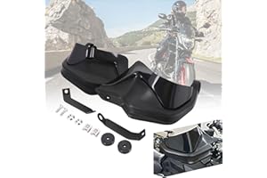 IUVWISN Motorcycle Hand Guards Windshield Deflectors Handguard Protector ABS for NC700X 750X CB650F CTX700 2014-2018 DCT NC750S 2013-2023 Black