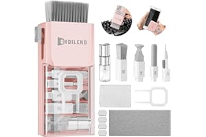 ORDILEND Kit de Limpiador de Teclado de Pantalla para Laptop, Herramienta de Limpieza de Lentes para MacBook iPad iPhone Pro, Herramienta de Cepillo para Tablet, Monitor de PC, Lente de cámara con Patente