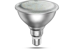 Luxvista PAR38 Outdoor LED Reflector Light Bulb IP65 Waterproof 15W E27 Edison Screw 240V Flood Light Bulb Warm White 3000K of 120W Equivalent