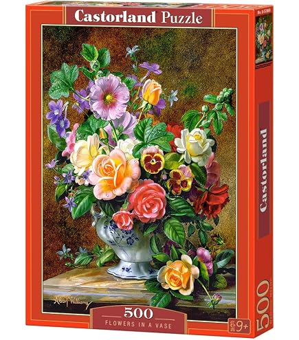 1000-Piece Puzzle: Gladioli In A Chinese Vase – Challenging & Beautiful Floral Jigsaw - View #11