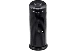 Solis Turmventilator 749 mit Ionengenerator und Schwenkfunktion - Tower Ventilator - 43 cm Höhe - Schwarz