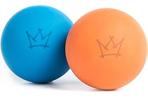 Rudelkönig piłka dla psa z naturalnego kauczuku - Niebieska piłka o średnicy 6,5 cm - Prawie niezniszczalna zabawka dla psa wraz z praktyczną torbą do przechowywania