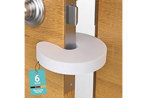 Klemmschutz für Türen [6 Stück] – Tür Klemmschutz & Türstopper Baby aus Schaumstoff – Türklemmschutz Kinder, Fingerklemmschutz für Türen – Türschutz Baby, Kindersicherung Tür