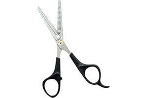 Mikki - Tijeras para pelar para perros y gatos con hoja dentada para abrigos gruesos