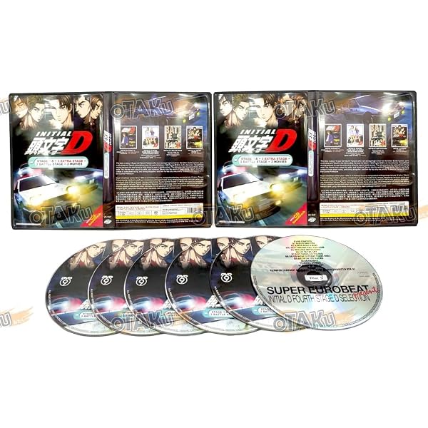 ANIME INITIAL D SEASON 1-6 + BATTLE STAGE + EXTRA STAGE + LEGEND 1