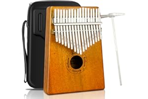 Forlivese Kalimba Instrument, Kalimba 17,Knackiger Sound Marimba Instrument,Abstimmbar Kalimba für Kinder,Geschenke für Kinder, Freunde