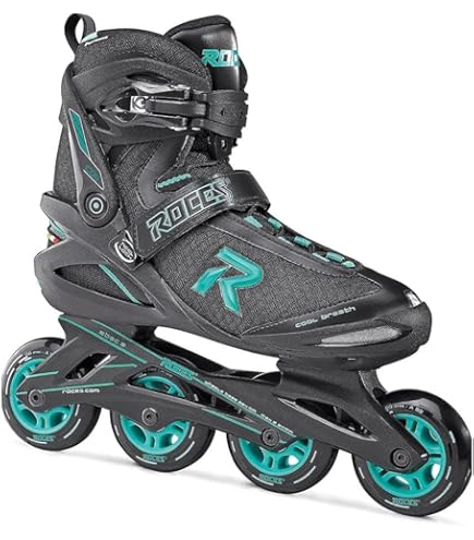 Pattini In Linea Rollerblade Zetrablade Donna - Modello Ricreativo Nero/Azzurro - Foto 5
