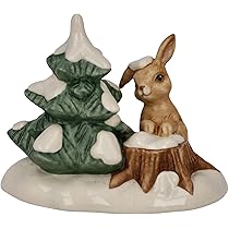 Goebel 66 704 19 1 Figurine Rencontre Des Animaux De La Forêt En Porcelaine Hauteur 8 Cm