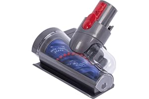 TAGFEU Mini Turbo Spazzola Compatibile con Dyson V7 V8 V10 V11 V15 Spazzola Materassi Spazzola Divano Accessori Tessuti Spazzola Piccola Testina Motorizzata per Divano Sedile Poltrona Rimuove Batteri e Aller