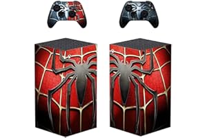 SUPREME SKINZ Xbox Series X Spiderman Spider Logo Console Decal, Vinyl, Sticker, Faceplate - Console and 2 Controllers - Protective Cover New SERIES X