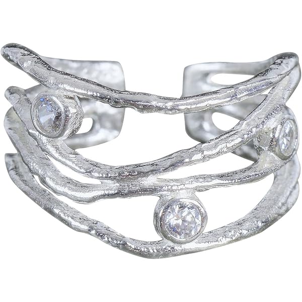 Elden Ring Anillo De Plata De Ley 925 NicoWerk – Ancho Martillado, Ajustable, Para Mujer, Estilo Bohemio Anillos Mujer