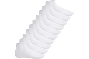 Footstar Herren & Damen Kurzschaft Socken (10 Paar) Quarter Socken aus Baumwolle - Sneak it!