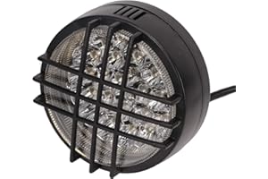 RENGU LED Work Light, 3 Wire 12V LED Headlight With Lamp Grille For 50-200cc Quad 4 Go Kart