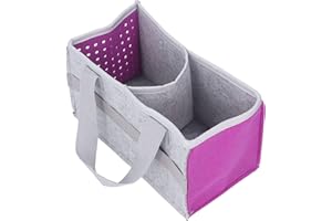 SALALIS Portable Carrying Storage Bag Case for Toniebox Starter Set Bag for Tonies Box Kids Hard Case with Handle Travel Portable Carry Case for Player Starter Set(Purple)