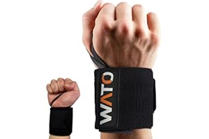 OKALABANDEE 1 paio Polsiere da Palestra, Polsini Palestra per Sollevamento Pesi, Fasce da Polso per Uomo e Donna, allenamento di potenza Accessori per Fitness Funzionale