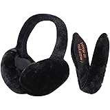 Scalda orecchie da donna e ragazza con orecchie carine e paraorecchie in peluche per l'inverno, paraorecchie pieghevoli, soff