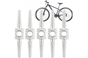 OKMINI 5PCS Silver Bike Internal Cable Routing Tool Kit,Internal Cable Routing Kit for Brake Cabl/e,Bicycle Brake Cable Install Tool for Mountain Bike,Bike Bra/ke Cab/le Guide,Hydraulic Hose Connector,Frame