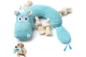 YIFRHYO Hundespielzeug große Hunde Tauziehen plüschtiere für Hunde,hundespielzeug quietschendes und unzerstörbar,Interaktives Kauspielzeug für Große Kleine Und Mittel Welpen Hunde