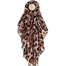Écharpe Triangulaire XL En Tricot Motif Cœur Léopard Printemps écharpe 100 % Coton Fabriqué En Italie Mode écharpe Triangulaire Automne Printemps Foulard Léopard Love Is Love Happy, Rouge, 190 X 85 Cm