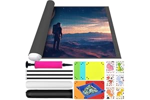 ZUSUZU Tappeto Puzzle,Puzzle Tappetino,Puzzle Portatile Tappetino,Antiscivolo Tappetino Puzzle Arrotolabile,Puzzle Pad Feltro 1000 1500 2000 3000 Pezzi